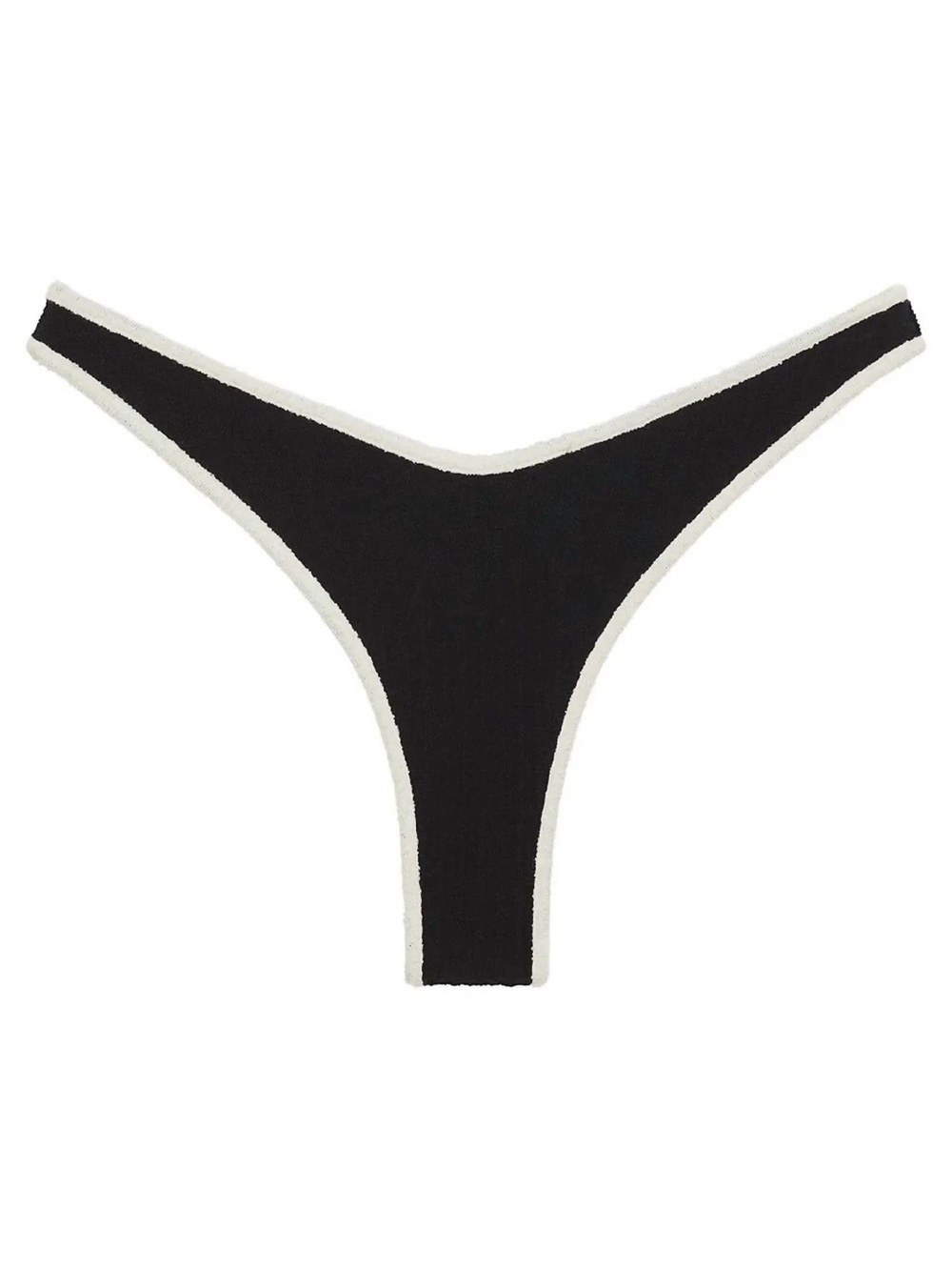 Montce x Olivia Culpo Terry Rib Thong Bikini Bottom